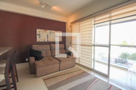 Sala de apartamento à venda com 1 quarto, 42m² em Cambuí, Campinas