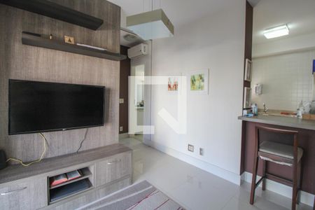 Sala de apartamento à venda com 1 quarto, 42m² em Cambuí, Campinas