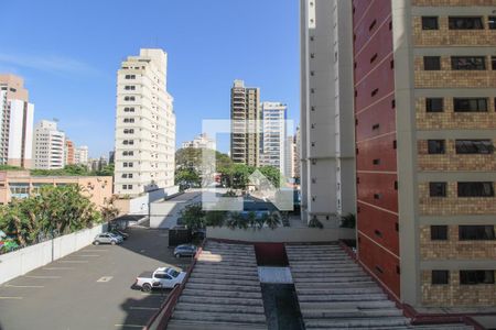 Vista da Sacada da Sala de apartamento à venda com 1 quarto, 42m² em Cambuí, Campinas