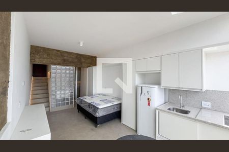 Sala - quarto de apartamento à venda com 1 quarto, 30m² em Santo Agostinho, Belo Horizonte