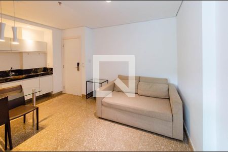 Sala/Cozinha de kitnet/studio à venda com 1 quarto, 29m² em Estoril, Belo Horizonte