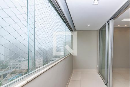 Varanda da Sala de apartamento para alugar com 4 quartos, 121m² em Buritis, Belo Horizonte