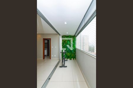 Varanda da Sala de apartamento para alugar com 4 quartos, 121m² em Buritis, Belo Horizonte