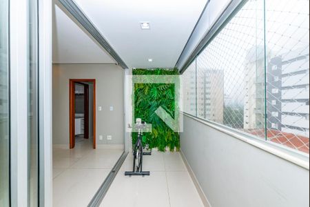 Varanda da Sala de apartamento para alugar com 4 quartos, 121m² em Buritis, Belo Horizonte