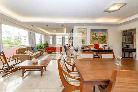 Sala de apartamento à venda com 4 quartos, 180m² em Santa Lúcia, Belo Horizonte