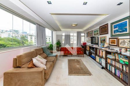 Sala de apartamento à venda com 4 quartos, 180m² em Santa Lúcia, Belo Horizonte