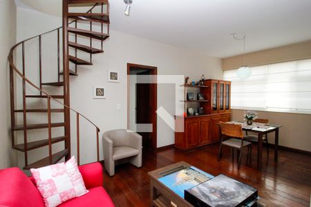 Sala de apartamento à venda com 3 quartos, 170m² em Estoril, Belo Horizonte