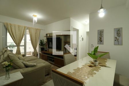 Sala de apartamento à venda com 2 quartos, 68m² em Vila Apiai, Santo André