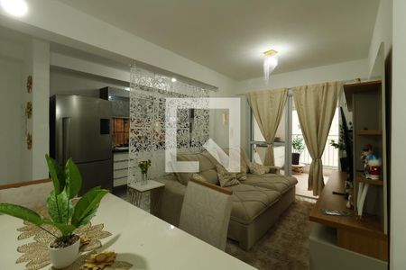 Sala de apartamento à venda com 2 quartos, 68m² em Vila Apiai, Santo André