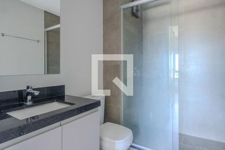 Banheiro do Quarto de apartamento para alugar com 1 quarto, 53m² em Teresópolis, Porto Alegre