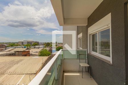 Varanda da Sala de apartamento à venda com 1 quarto, 53m² em Niterói, Canoas