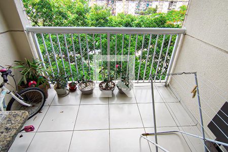 sala - varanda de apartamento para alugar com 2 quartos, 59m² em Pechincha, Rio de Janeiro