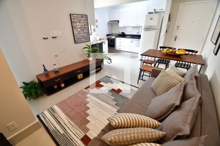 Sala de apartamento à venda com 1 quarto, 42m² em Vila Itapura, Campinas