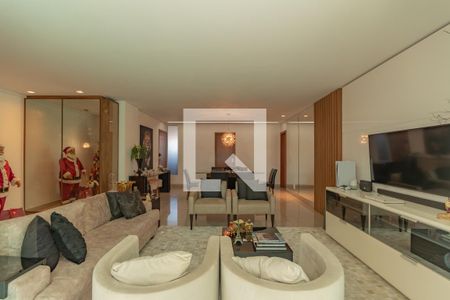 Sala de apartamento à venda com 4 quartos, 216m² em Castelo, Belo Horizonte