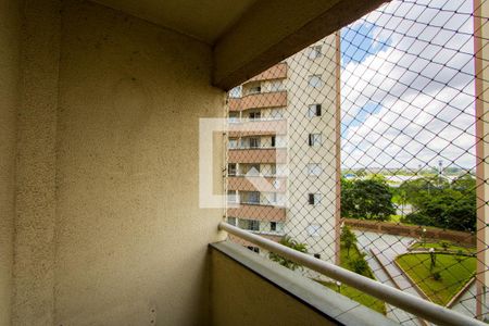 Varanda da sala de apartamento à venda com 2 quartos, 63m² em Vila América, Santo André