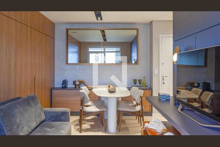 Sala de Jantar de apartamento à venda com 2 quartos, 72m² em Alphaville Nova Lima, Nova Lima