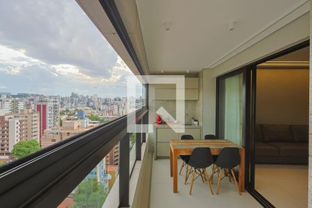 Varanda de apartamento à venda com 4 quartos, 143m² em Santo Antônio, Belo Horizonte