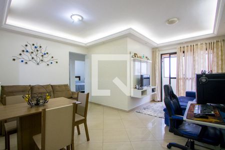 Sala de apartamento à venda com 3 quartos, 75m² em Vila Apiai, Santo André