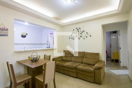 Sala de apartamento à venda com 3 quartos, 75m² em Vila Apiai, Santo André