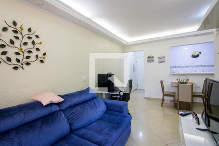 Sala de apartamento à venda com 3 quartos, 75m² em Vila Apiai, Santo André