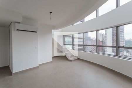 Sala de apartamento para alugar com 1 quarto, 61m² em Indianópolis, São Paulo