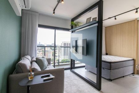 Sala de apartamento para alugar com 1 quarto, 39m² em Cambuí, Campinas