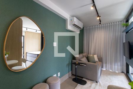 Sala de apartamento para alugar com 1 quarto, 39m² em Cambuí, Campinas