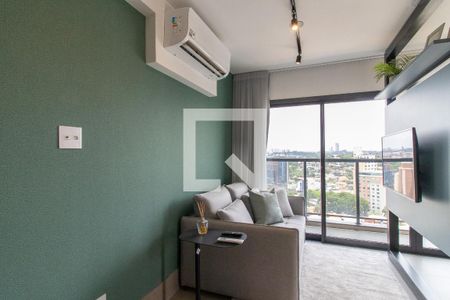 Sala de apartamento para alugar com 1 quarto, 39m² em Cambuí, Campinas