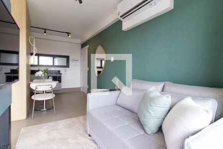 Sala de apartamento para alugar com 1 quarto, 39m² em Cambuí, Campinas