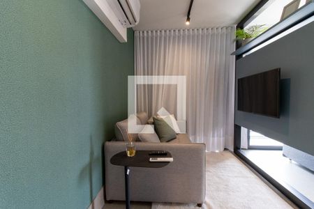 Sala de apartamento para alugar com 1 quarto, 39m² em Cambuí, Campinas