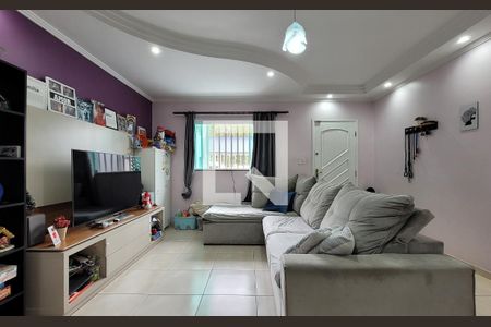 Sala de casa à venda com 3 quartos, 120m² em Vila Camilópolis, Santo André