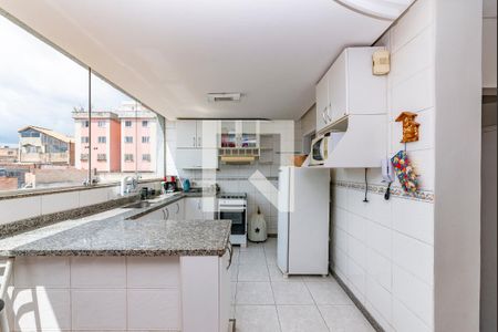 Cozinha de apartamento à venda com 2 quartos, 120m² em Jardim America, Belo Horizonte