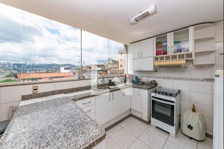 Cozinha de apartamento à venda com 2 quartos, 120m² em Jardim America, Belo Horizonte