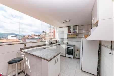 Cozinha de apartamento à venda com 2 quartos, 120m² em Jardim America, Belo Horizonte