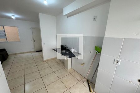 Cozinha - Lavanderia de apartamento para alugar com 2 quartos, 42m² em Jardim Heitor Rigon, Ribeirão Preto