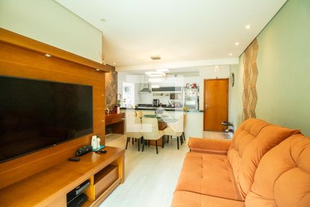 Sala de apartamento à venda com 3 quartos, 86m² em Nova Gerti, São Caetano do Sul