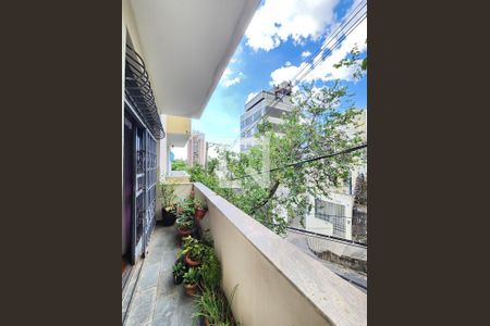 Varanda da Suite de apartamento à venda com 3 quartos, 110m² em São Pedro, Belo Horizonte