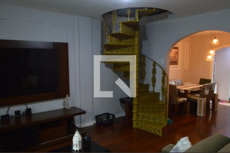 Sala de casa de condomínio à venda com 4 quartos, 200m² em Taquara, Rio de Janeiro