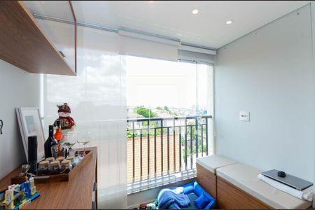 Varanda da Sala de apartamento à venda com 2 quartos, 58m² em Jardim Anny, Guarulhos