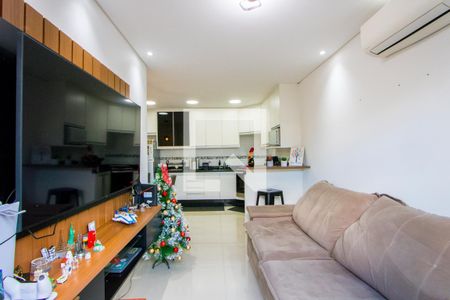 Sala de apartamento à venda com 2 quartos, 69m² em Vila Leopoldina, Santo André