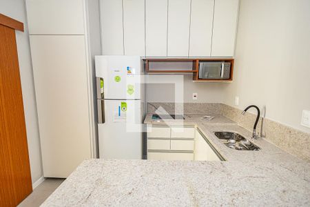 Sala / Cozinha de apartamento para alugar com 1 quarto, 33m² em Paquetá, Belo Horizonte