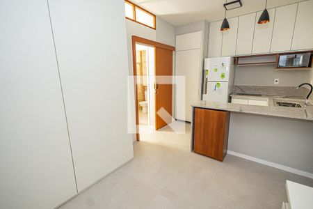 Sala / Cozinha de apartamento para alugar com 1 quarto, 33m² em Paquetá, Belo Horizonte