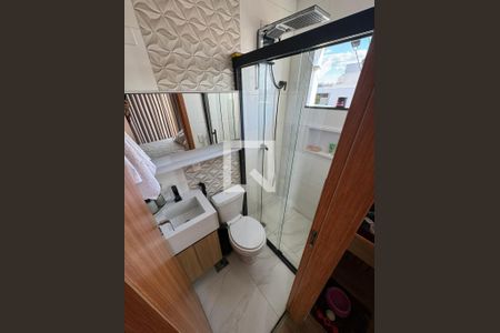 Banheiro  de apartamento à venda com 2 quartos, 96m² em Guarujá Mansões, Belo Horizonte