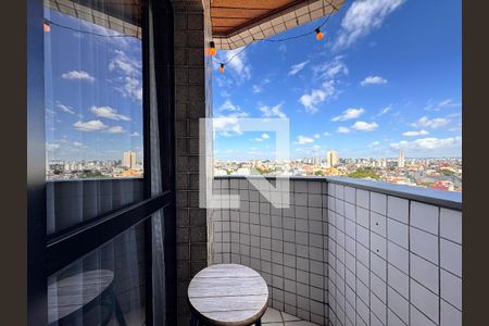 Sacada Sala  de apartamento à venda com 3 quartos, 83m² em Campestre, Santo André