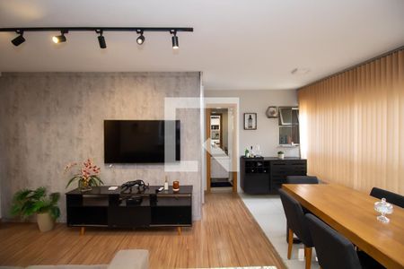 Sala de apartamento à venda com 1 quarto, 56m² em Lourdes, Belo Horizonte