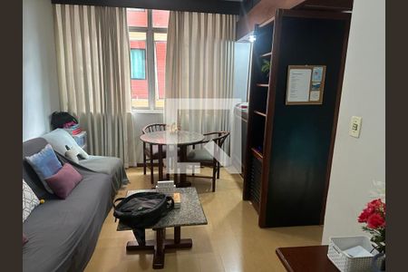 Sala de apartamento à venda com 1 quarto, 37m² em Savassi, Belo Horizonte