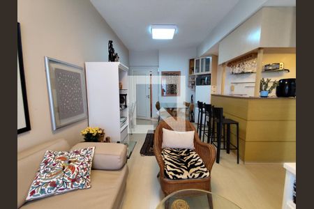 Sala de apartamento à venda com 1 quarto, 48m² em Funcionários, Belo Horizonte