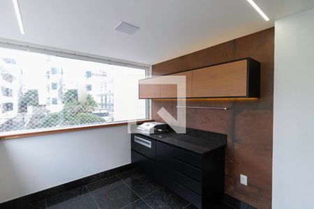 Varanda gourmet de apartamento à venda com 4 quartos, 144m² em Castelo, Belo Horizonte