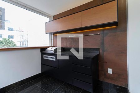 Varanda gourmet de apartamento à venda com 4 quartos, 144m² em Castelo, Belo Horizonte