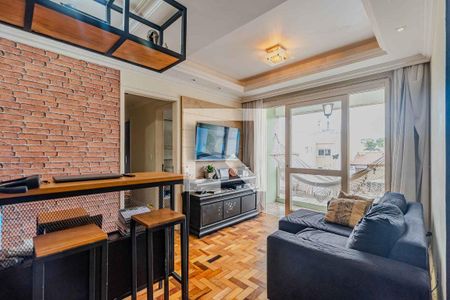 Sala de apartamento à venda com 2 quartos, 71m² em Cristal, Porto Alegre